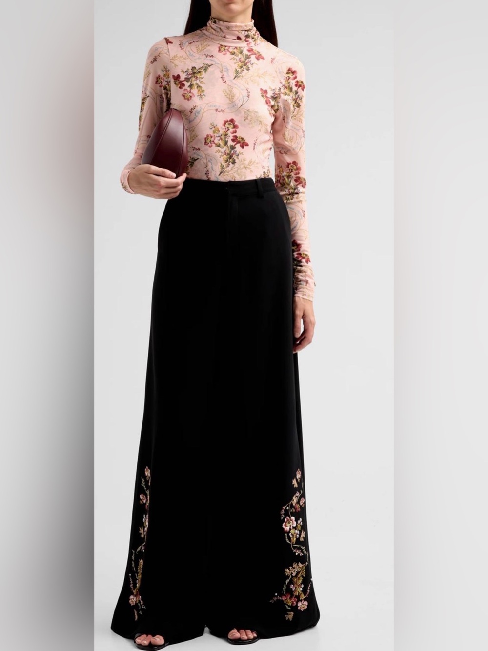 Cinq @ Sept Rococo Embroidered Pants - Picture 5 of 16